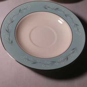 Homer Laughlin "Turquoise Melody" Pattern Saucer